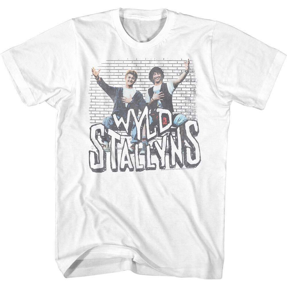 

Bill And Teds Excellent Adventure Sketchy Stallyns White Unisex T-shirt