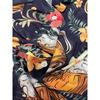 Men's Beer & Leaves 3D Print Shirt Short Sleeve Button-Up Lapel Collar Top Summer Holiday Beachwear