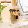 Fresh Lipstick Rack Dressing Table, Dust-Proof Desktop Cosmetics Storage Box, Large-Capacity Makeup Brush Storage Tube