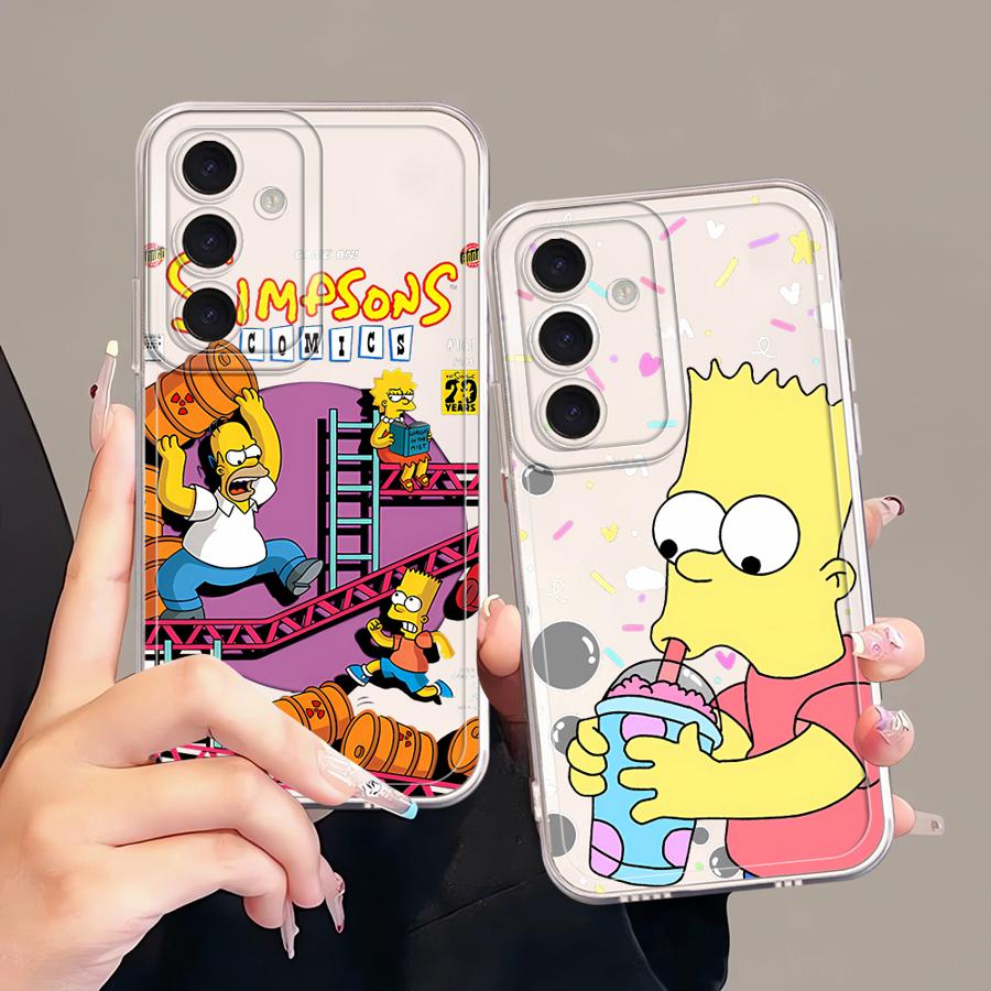 Cartoon The S-simpsons Case for Samsung Galaxy A55 A23 A25 A51 A54 A15 A52 A31 A33 A52 A56 A50 A26 A24 A14 A16 A34 A35 A36 A13