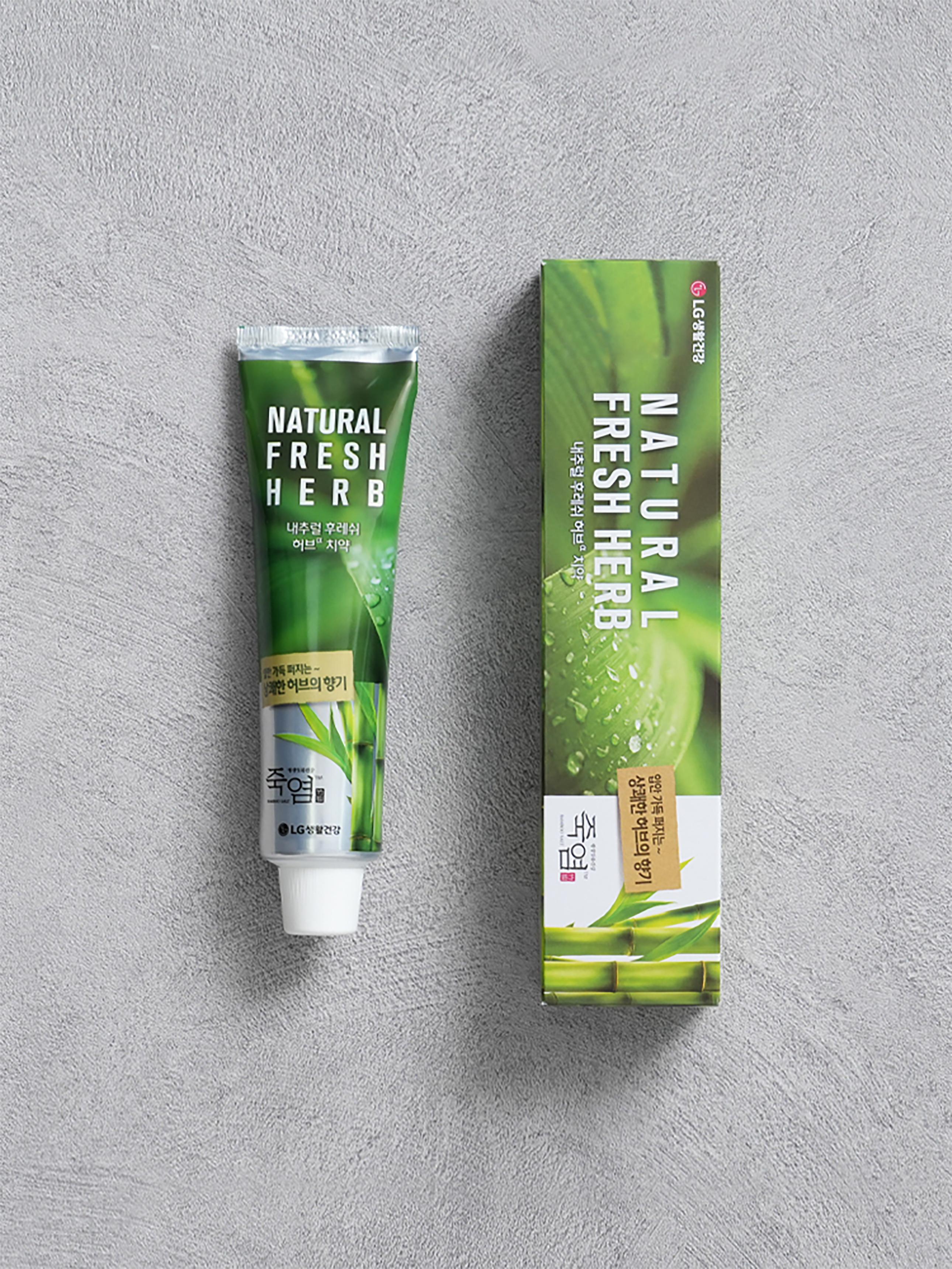 Bamboo Salt Natural Fresh Herb Alpha Toothpaste (130g) 1ea
