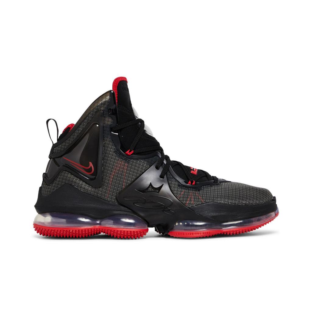 Nike LeBron 19 'Bred' (Unisex) Black / University Red / Black Basketball Shoes CZ0203 001