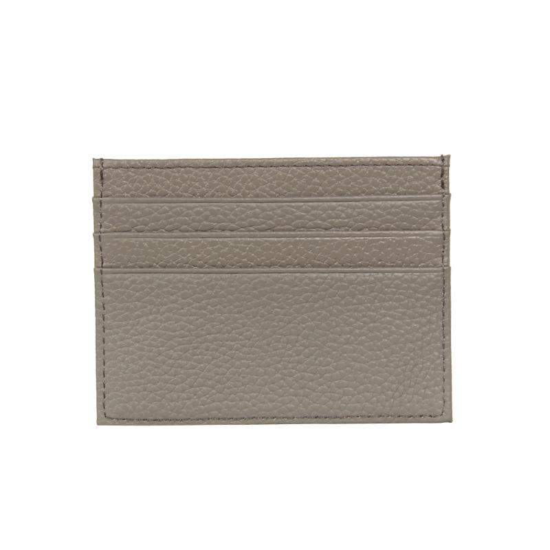 Portefeuille en cuir véritable pour permis de conduire et cartes – Porte-monnaie et cartes de crédit ultra-fin en cuir de vache