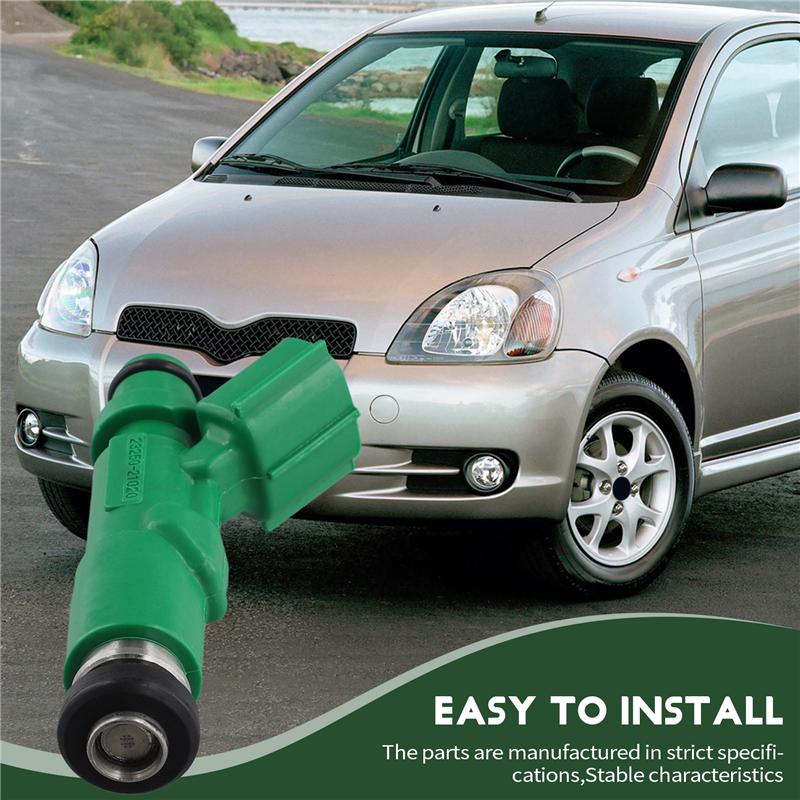 4PCS 23250-21020 New Fuel Injector Nozzle For Toyota PRIUS ECHO SCION XA XB 1.5L-M53K
