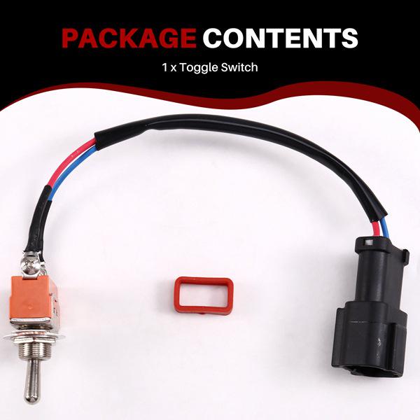 

Rocker Switch for Volvo Excavator Models 14616040 & 14502170 None