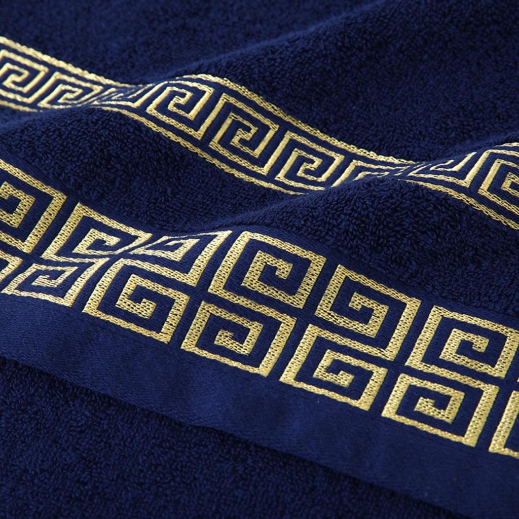 HOMZY 100% Cotton High Quality Luxury Soft Embroidered Beach Strongly Water Absorbent Adult Towels Bathroom