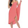 Summer Beach Sexy Women Solid Color Wrap Dress Sun Protection Bikini Cover Up Sarongs Female Bathing Suit Swimwears