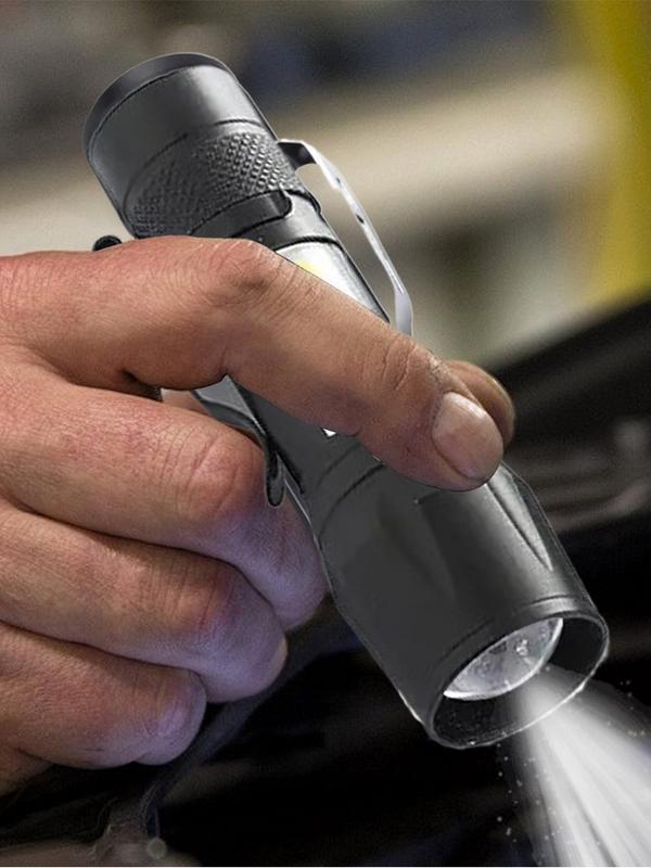 Rechargeable Mini Flashlight LED Portable Flashlight LED Handheld Flashlight Adjustable Flash Light Camping Accessories