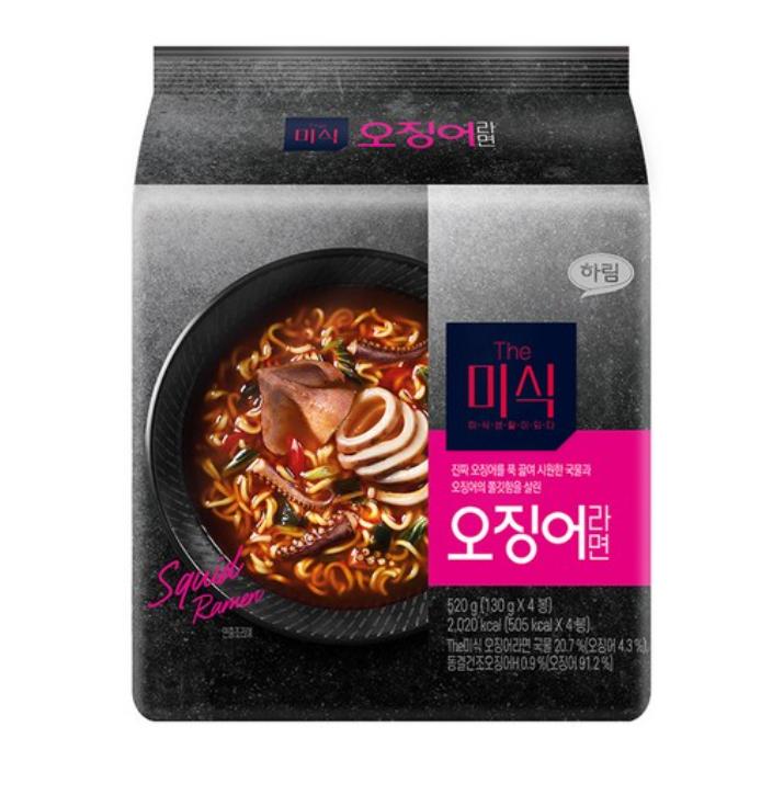 The Micik Spicy Squid Ramen 130g – Korean Seafood Noodle Soup