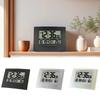 Großes Display Digitale Wanduhr Datumsanzeige TEMP Anzeige LCD Wecker 2 Alarme Wochentagsanzeige Nachttischuhr