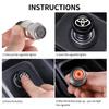 CKS1 Car Cigarette Lighter Cover 12V Lighter Plug Socket For Toyota Corolla Yaris Camry Prius RAV4 CHR Hilux Aygo Avensis Accessories