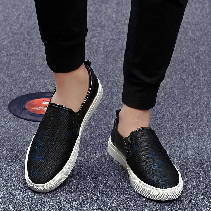 Fashion2024 Men Shoes Sneakers Leather Trend Casual Shoe Breathable Leisure Male Sneakers Non-slip Moccasins Italian Male Driving Shoes