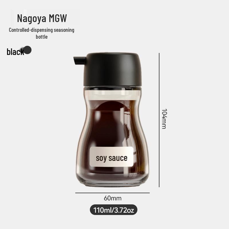

Стеклянная бутылка для масла и уксуса Nagoya с защитой от капель и контролем объема