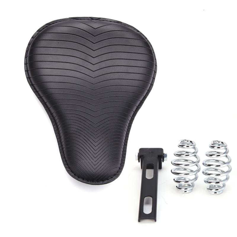 Motorcycle Brown Spring Solo Seat For Harley Road Glide Sportster XL 1200 883 Heritage Softail For Honda Shadow Spirit ACE