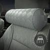 Car Headrest Pillow for Driving Faux Leather Memory Foam Ergonomic Neck Support Universal Fit Head Rest Travel Cushion for Most Vehicles