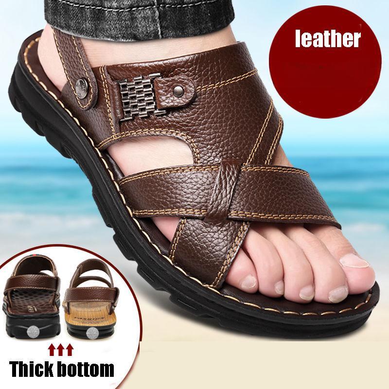 Order A Size Up Men Sandals Men Beach Shoes Brand Men Casual Shoes Men Slippers Sneakers Summer Shoes Flip Flops