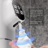 Automatic Foam Soap Dispensers with LED Display Soap Dispenser 5 Level Adjustable 2 in 1 Desktop & Wall Hanging for Bathroom