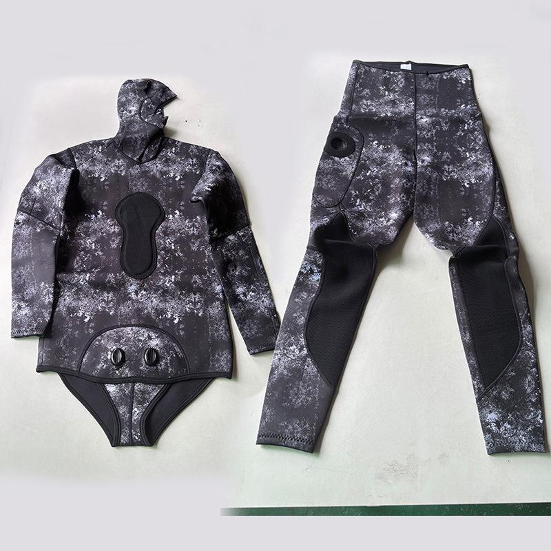 Muta da Sub Uomo in Neoprene 1.5MM Mimetica Due Pezzi