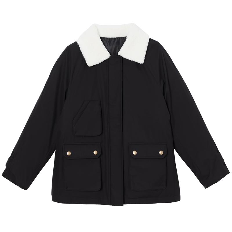 Fashion Winter Coats for Women Plus Size Short Parkas Elegant Loose Thick Warm Outerwears Lady Jackets High Quality