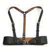 Cintura da donna, stringivita nero, decorazione cintura da ragazza audace, bretella stile punk con bretella per gonna