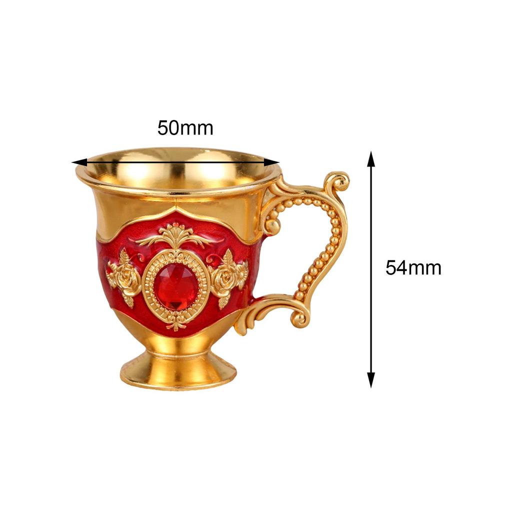 Glasses Classical Retro Drinkware Goblet for Wedding Home Use