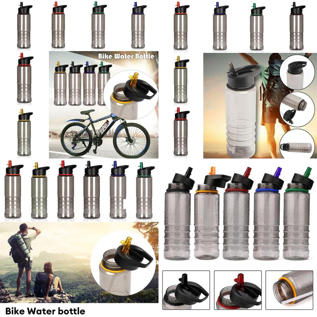 Creative Plastic Sports Cup With Handle And Straw Mouth For Eco-friendly Drinking