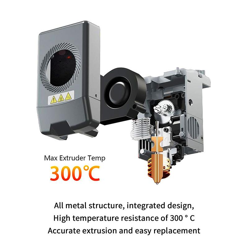 For Flashforge Ad5X Nozzle Upgrade Detachable 0.25 0.4 0.6 0.8Mm For Flashforge Ad5X Hotend Extruder Quick Release Heater Block