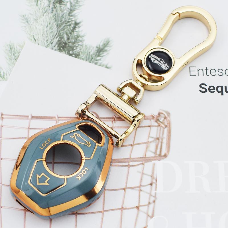 

Чехол для ключей из ТПУ, дистанционный чехол для серии 3, 5, 7, 330i Z3 Z4 E85 E86 M5 325i X5 E53 X3 F83 E46 E39 E38 E60 E63 E61 E64 Gold Style Set серый