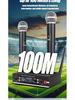 Dual-Purpose Wireless Handheld Microphone: Ideal for Home, Stage, Weddings, and Live Performances