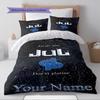 Name Custom Jul album Poster Pattern Bedding Set Quilt Cover Pillowcase Home Decor Gift (1 * duvet cover + 2 * pillowcase, without core)