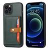 Applicable To iPhone17 Mobile Phone Case 16Pro Calf Pattern Card Anti-drop Protective Case 15plus Contrasting Color Case Leather Case