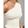 2026 Hot-selling Hot-selling Women's Sexy One-shoulder T-shirt Spring and Summer New Slant Collar Off-shoulder Pure Lust Top