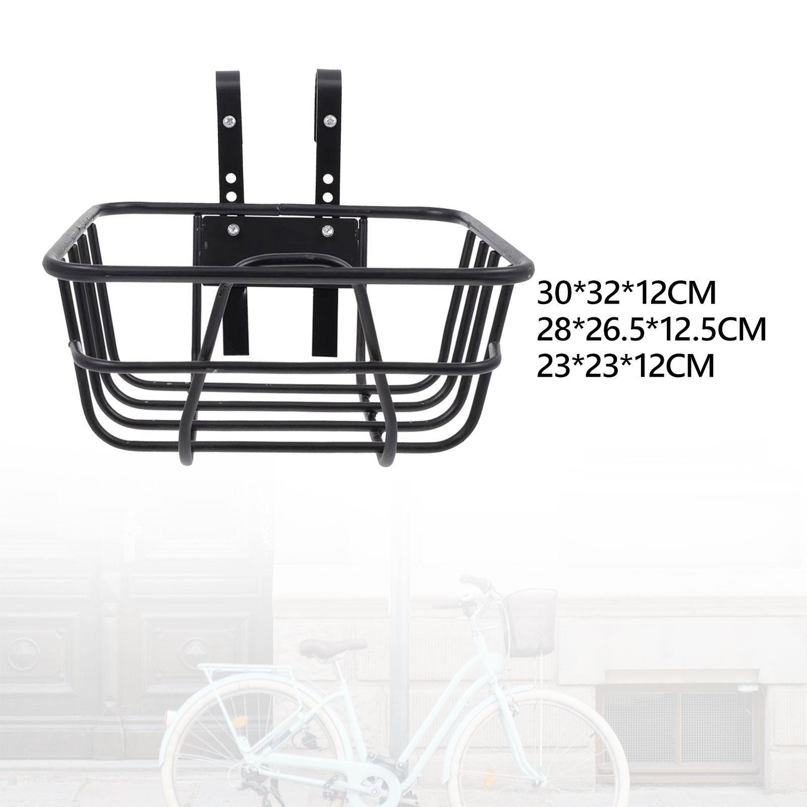 

Передняя велосипедная корзина Велосипедная корзина Железный багажник Велосипедные сумки Корзина для питомцев Багажная полка Велосипедная корзина на руль Велосипедная грузовая полка 30cmx32cmx12cm