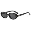 Retro Elliptical Sun Glasses For Women Men Uv400 Antiglare Outdoor Travel Fashion Accessory