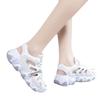 Niche design women's shoes summer hollow dad shoes breathable and versatile to increase the height of thick soles for students to commute