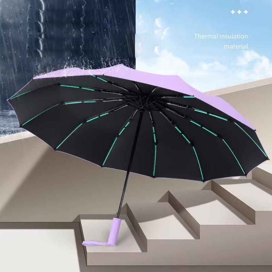Reverse Umbrella for Men, Large 105 CM Windproof 60 Bones Automatic Business Folding Umbrella,Sunshade Sunny And Rainy Umbrella
