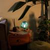 Lampada DriftGlow Paralume Verde Smeraldo Crepato