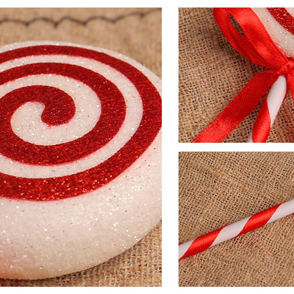 Large Christmas Lollipop Pendant Cartoon Xmas Candy Hanging Decor  Winter Home Decor