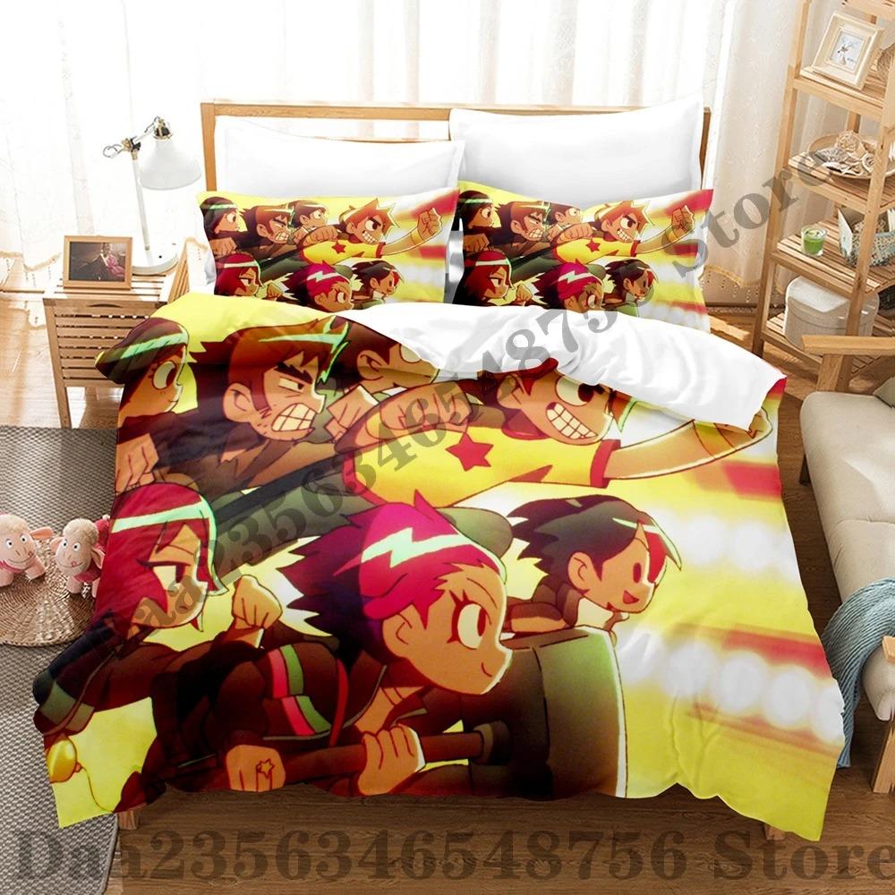 Scott Pilgrim Takes Off Bedding Set Single Twin Full Queen King Size Bed Set Adult Kid Bedroom Duvetcover Sets Bed Sheet