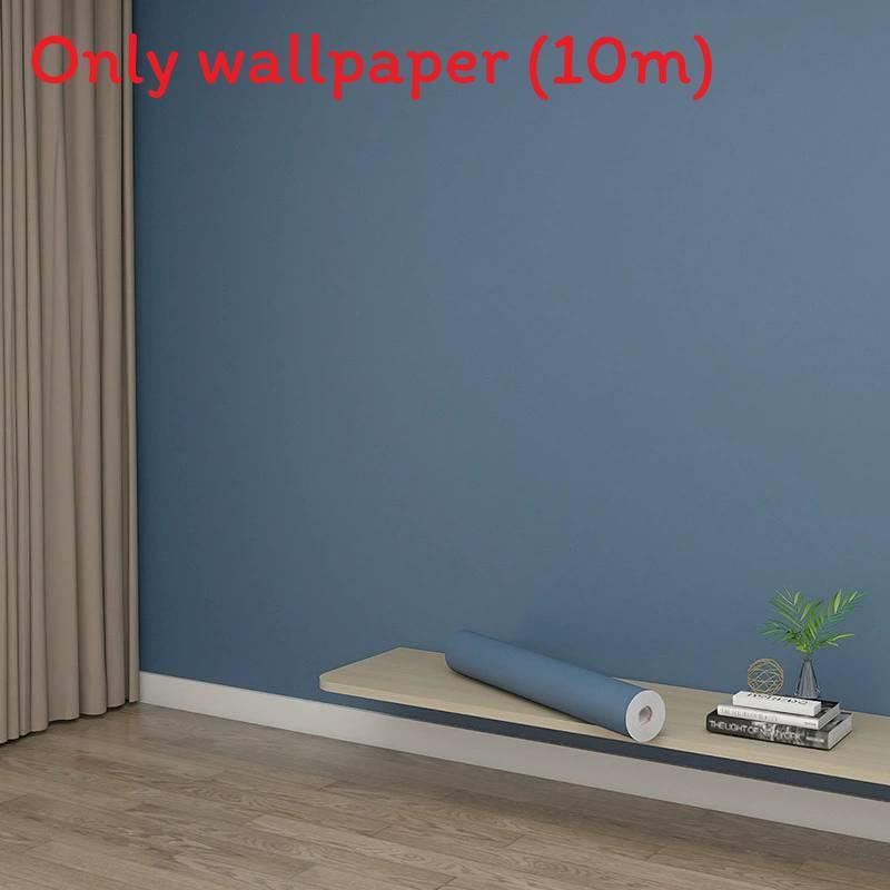 Matte Solid Color Design Dormitory Bedroom Decoration Self Adhesive Wallpaper