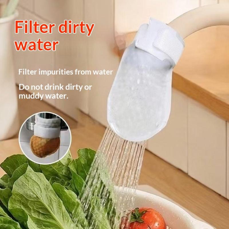 Wasserhahnfilter Baumwolle Leitungswasser Quellwasser Rost Verunreinigungen Wasserhahnfilter Universelles Wasserreinigungszubehör