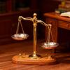1:12 Miniature Balance Scale - Retro Small Dollhouse Decoration for Bathroom, Kitchen, Living Room, Bedroom, Classroom Display