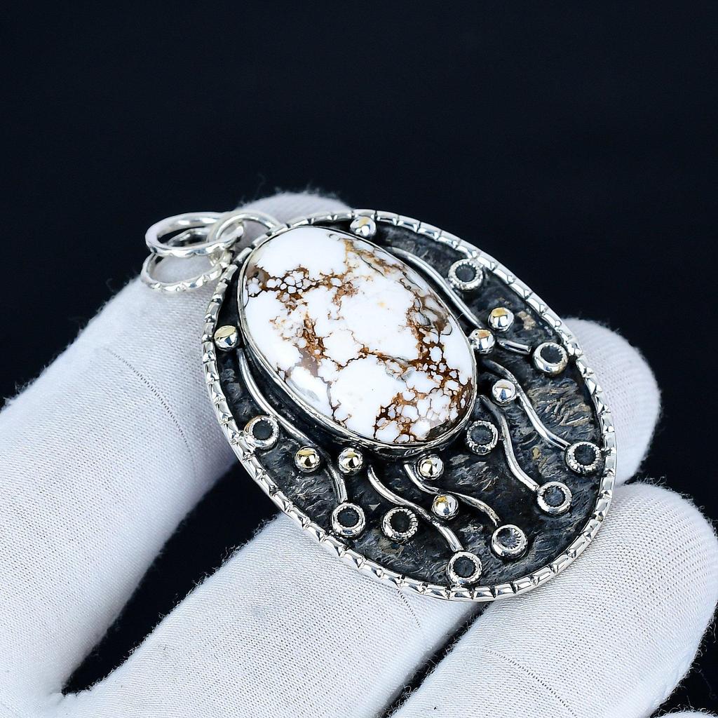 Wild Horse Jasper Pendant, 925 Sterling Silver Handmade Jewelry, Wild Horse Jasper Silver Pendant, Party Wear Jewelry For Women's, Pendant Gift