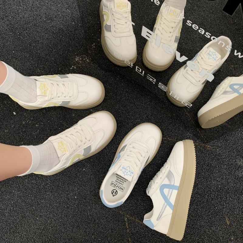 Little white shoes women's new summer versatile soft-soled lightweight sports and leisure shoes breathable one-pedal lazy women's shoes