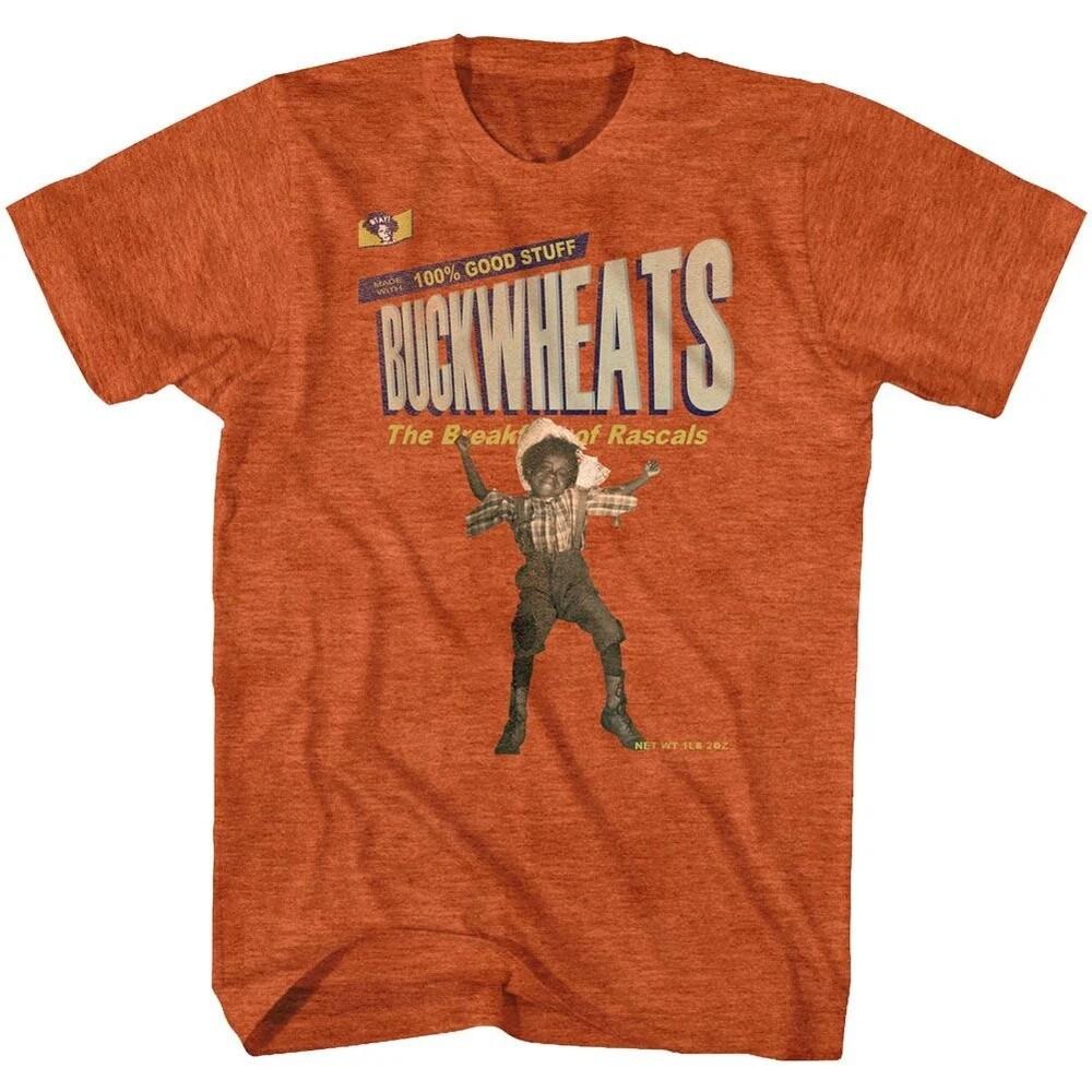 BUCKWHEAT T-Shirt Adult The Little Rascals Licensed Antique Orange Heather Merch Unisex T-Shirt S