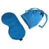 Silk eye mask simulation silk bag two-piece set printing embroidered silk eye mask