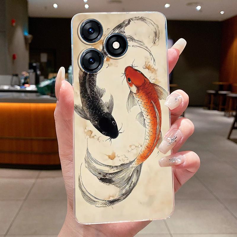 For Tecno Spark 10 10c 10Pro Spark10 4G Phone Case Soft Clear Back Cover Luxury Dragon Cute Cool Boys Girls Cartoon Bumper Funda