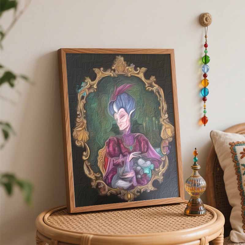 Disney Lady Tremaine Paint By Number Kit Number Drawing Canvas DIY Picture Home Decor Painting Wall Art Oil Craft Gift Portrait Decor