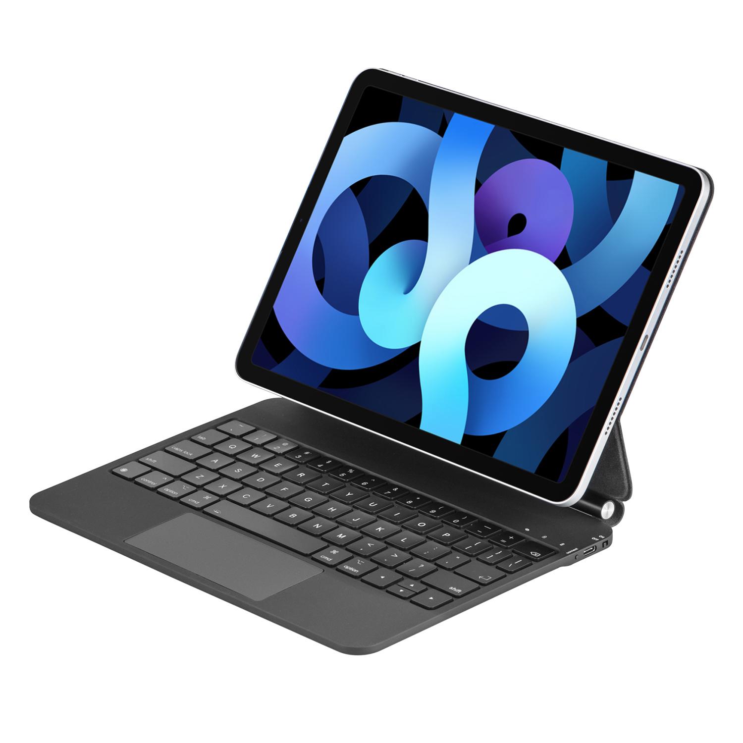 

WIWU MK-002 For iPad (2025)/10.9 (2022) Bluetooth-Compatible Keyboard Magnetic Leather Tablet Stand Case A