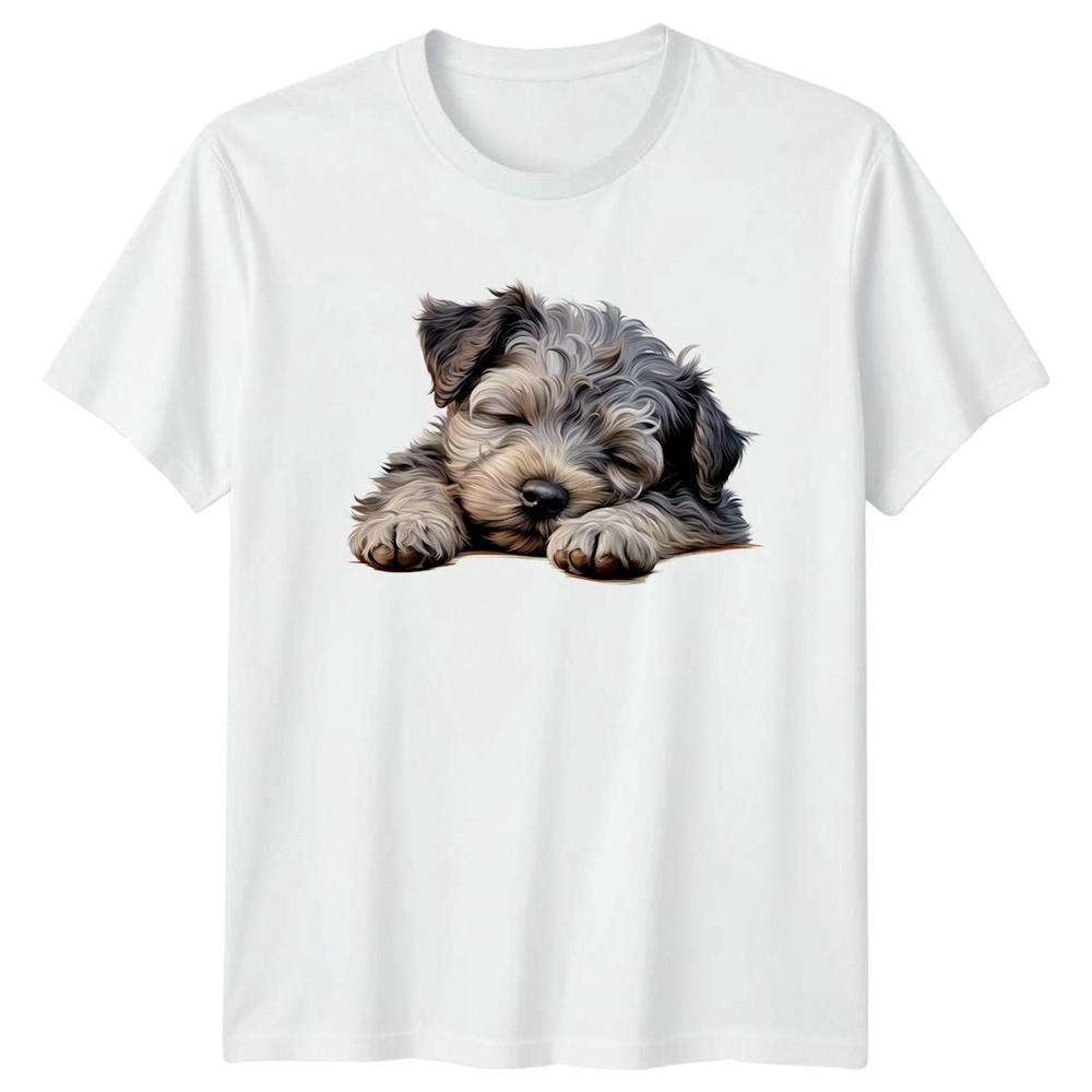 Sleeping Puppy Dogs Animals Unisexs TShirt Unisexs Tee Graphic Unisex Top f S